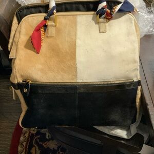 Fendi Tan and Black Men's Backpack